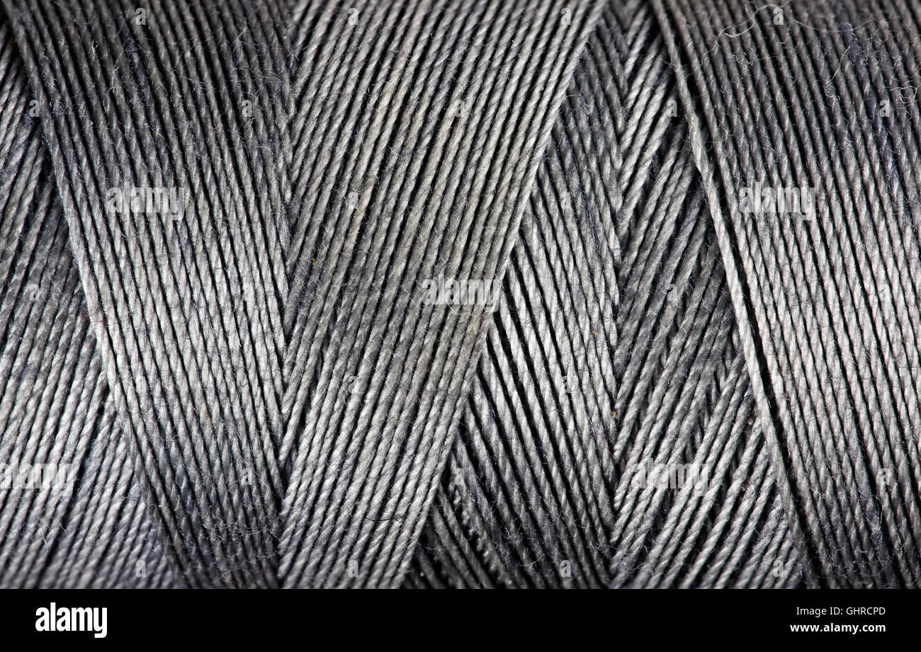 texture of gray threads on the coil, closeup view Stock Photo - Alamy