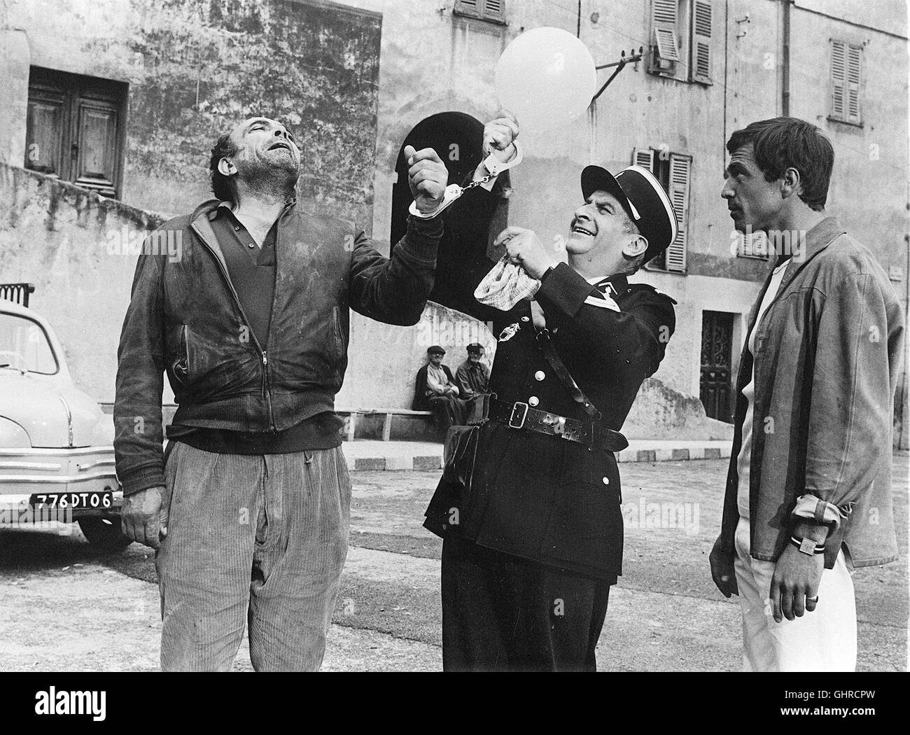 Louis De Funès Gendarm Statue - Cruchot Figur 10cm Aus Saint Tropez Film