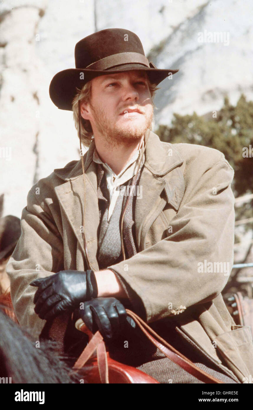 Blaze Of Glory - Flammender Ruhm - Der legendäre Billy the Kid wird in den letzten Tagen des Wilden Westens von allen gejagt. Foto: Doc Scurlock (KIEFER SUTHERLAND) Regie: Geoff Murphy aka. Young Guns II Stock Photo