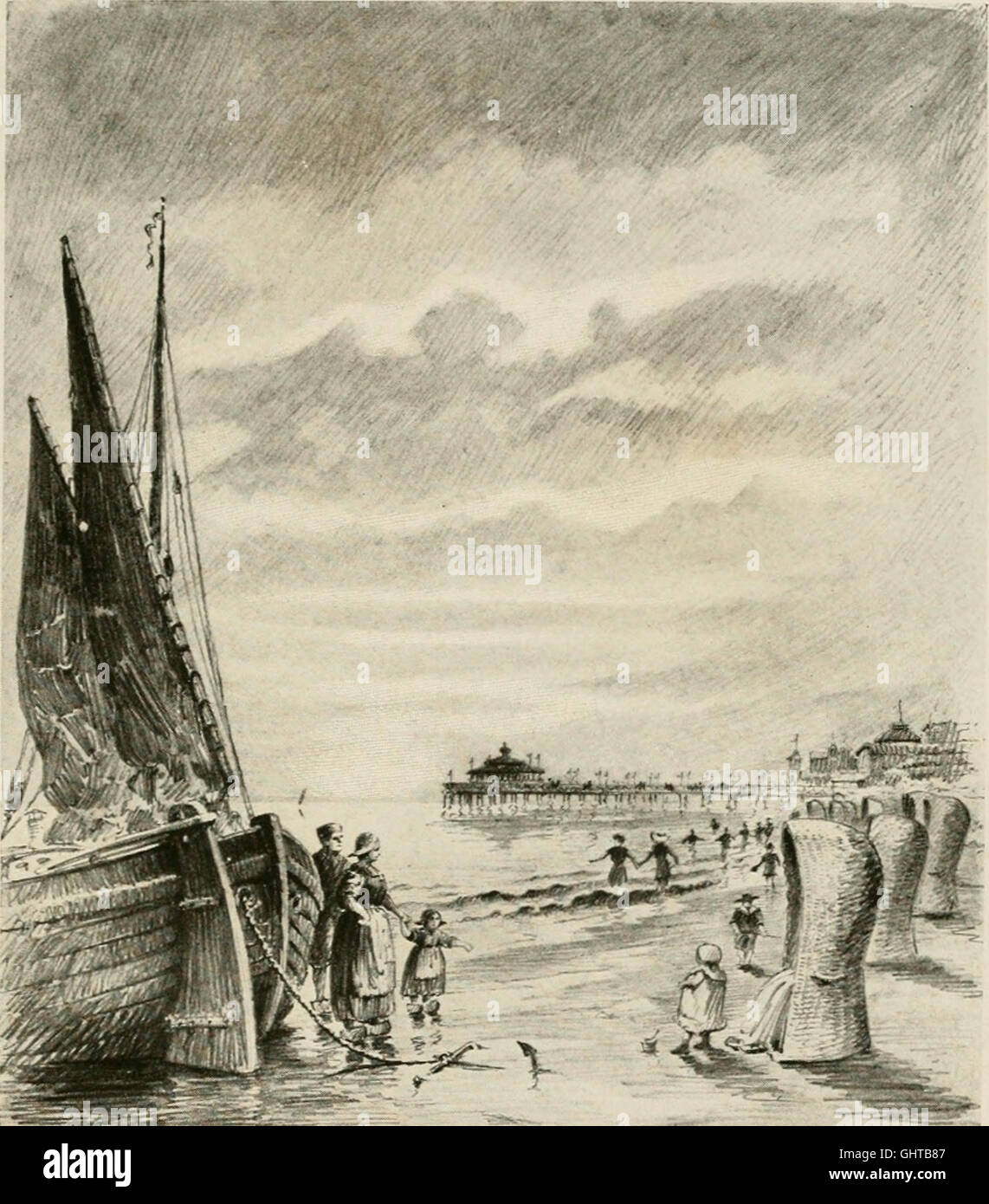 Around the clock in Europe; a travel-sequence (1912) Stock Photo