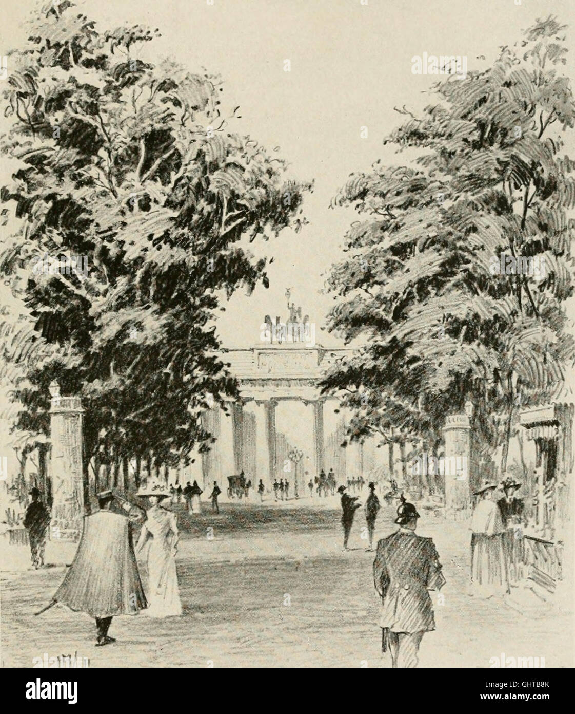Around the clock in Europe; a travel-sequence (1912) Stock Photo