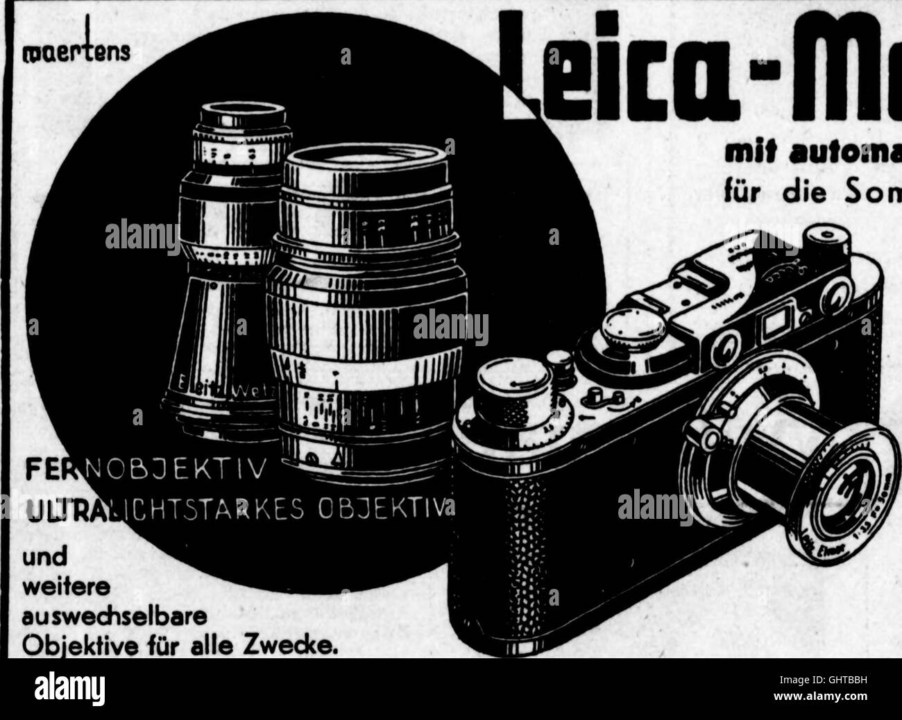 Arthur and Fritz Kahn Collection 1889-1932 Stock Photo