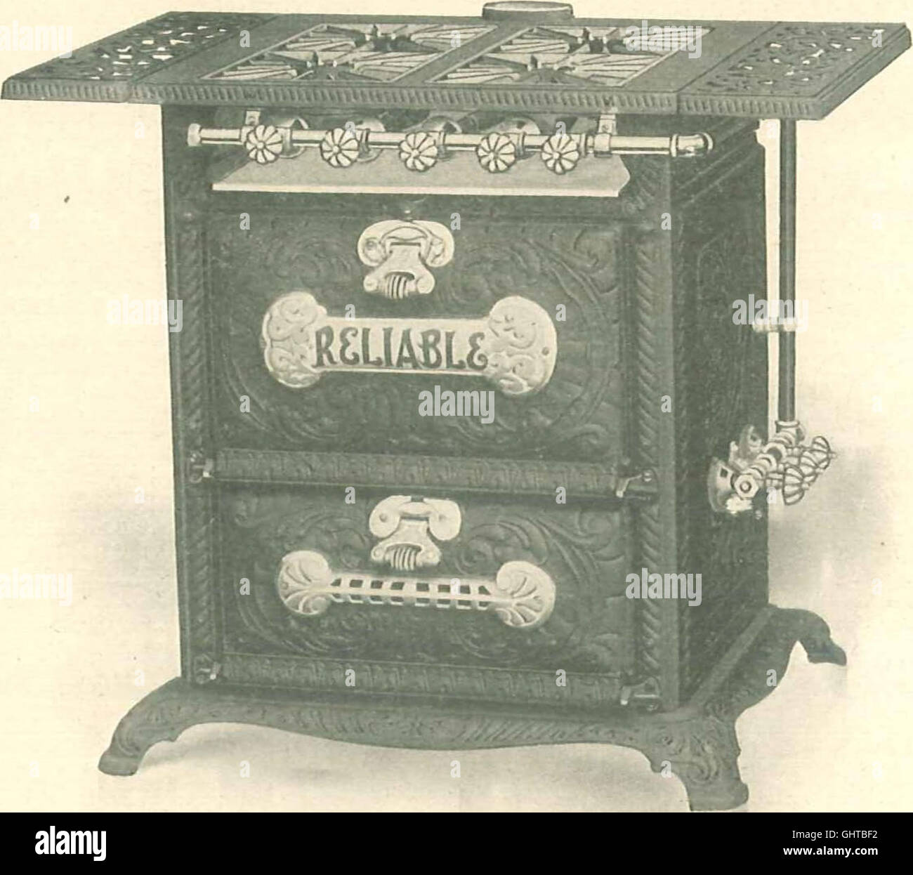This 1905 guide discusses reliable gas stoves and ranges, highlighting