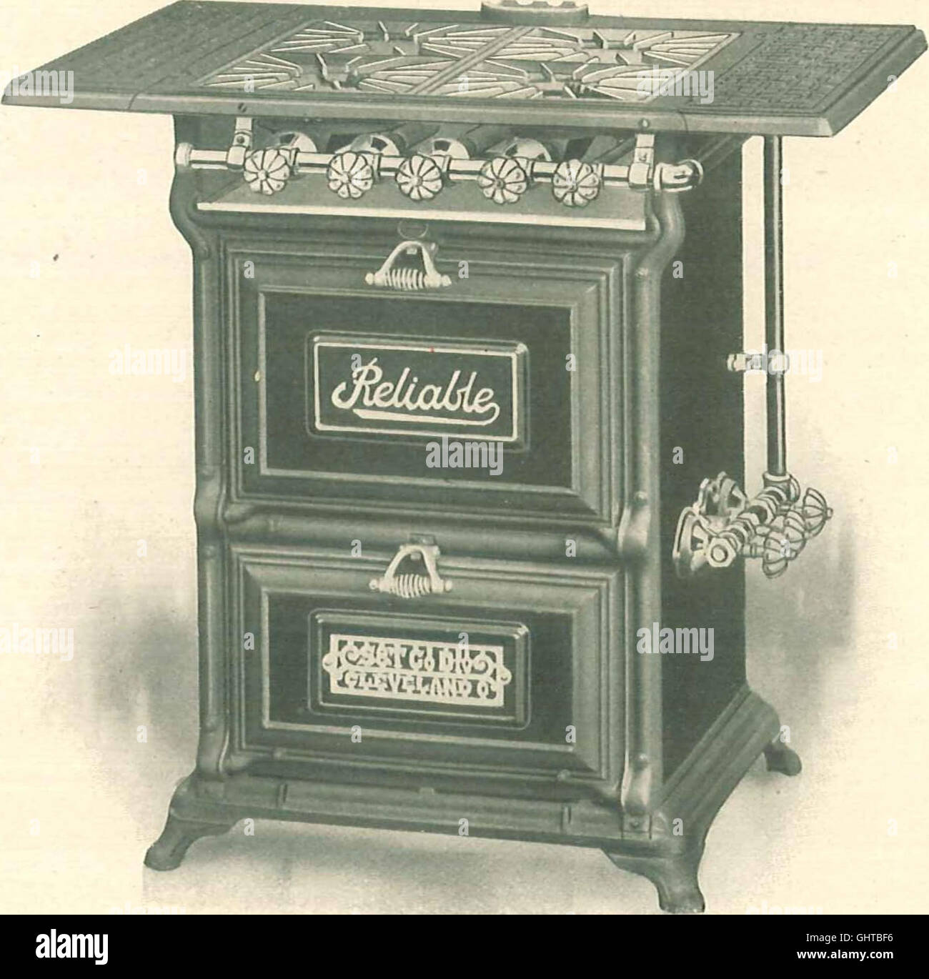 Reliable gas stoves and ranges (1905 Stock Photo Alamy