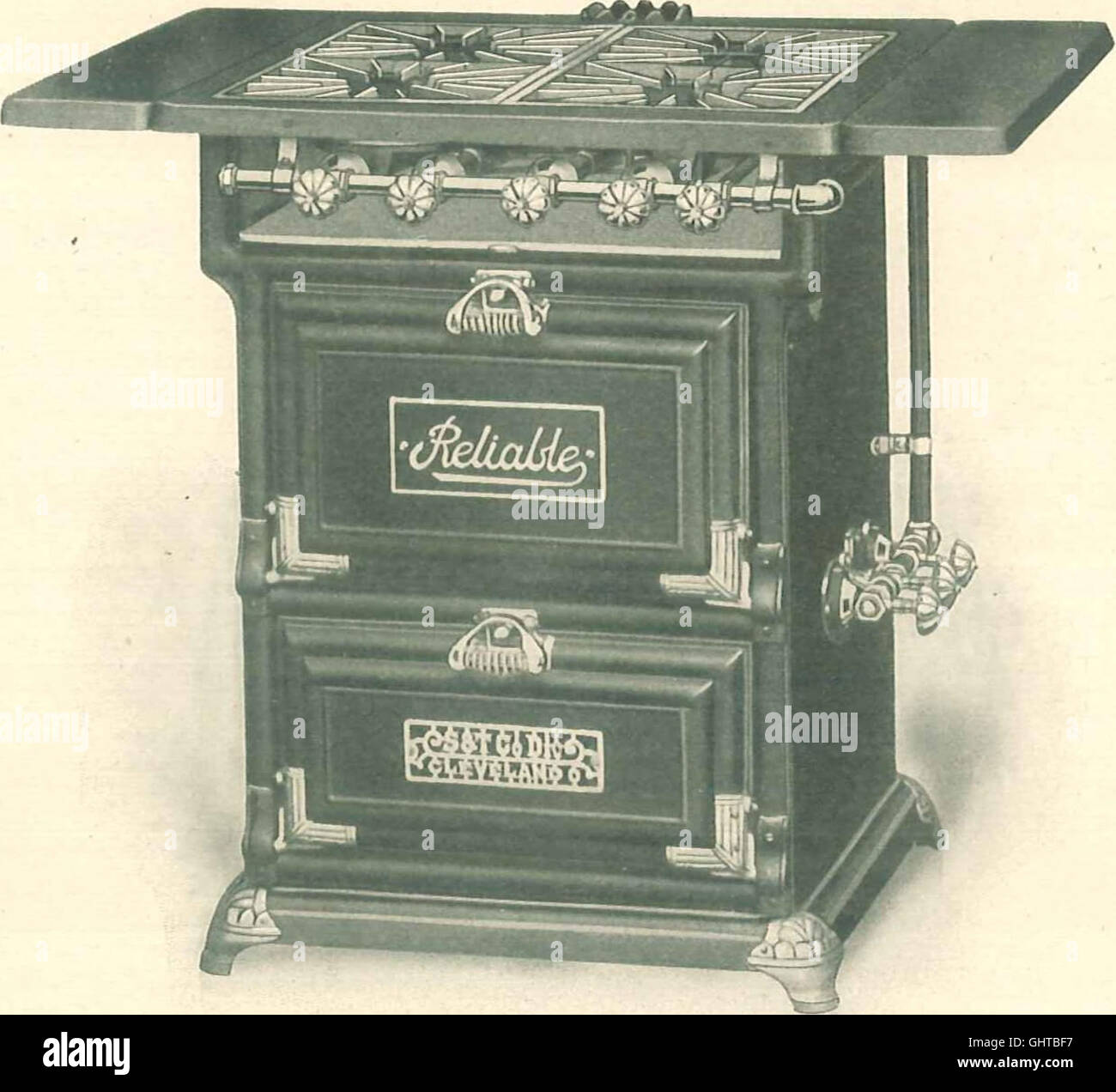 Reliable gas stoves and ranges (1905 Stock Photo Alamy