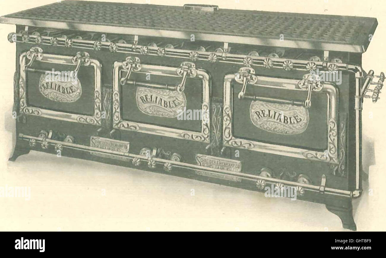 Reliable gas stoves and ranges (1905 Stock Photo Alamy