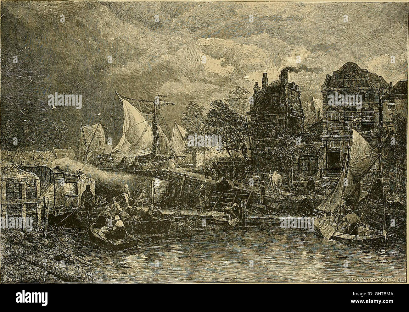 Art and artists of our time (1888 Stock Photo Alamy