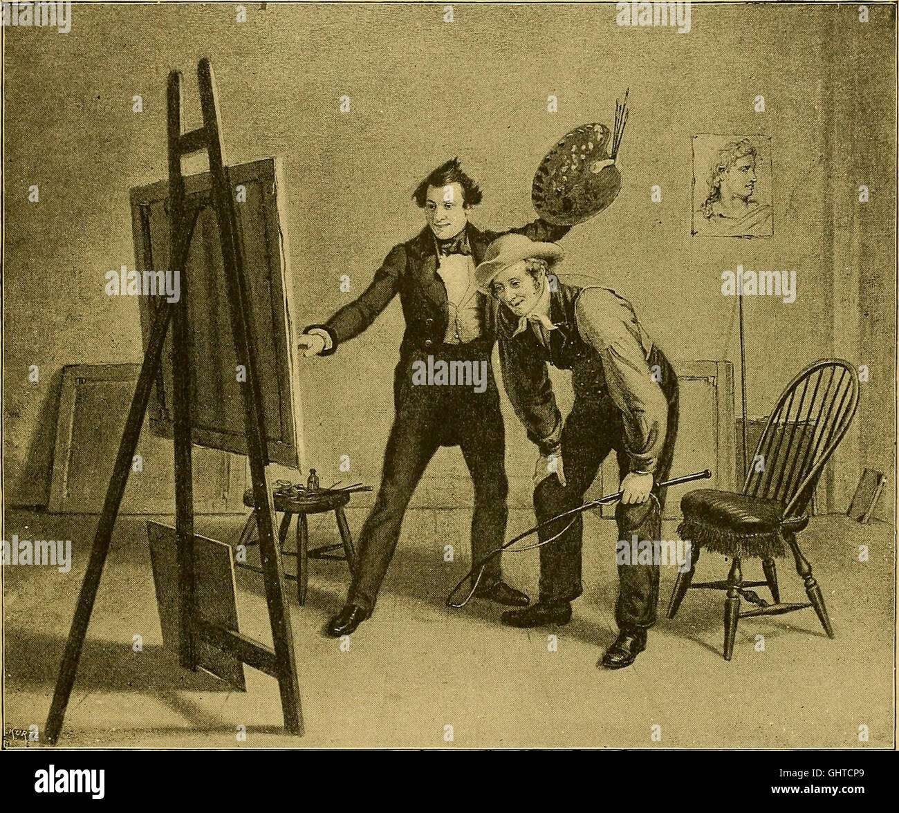 Art and artists of our time (1888 Stock Photo Alamy