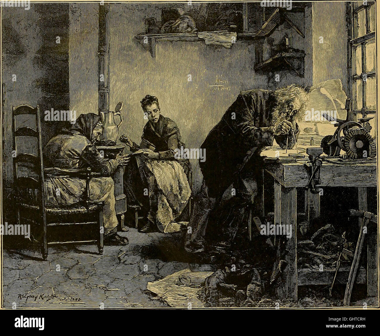 Art and artists of our time (1888 Stock Photo Alamy