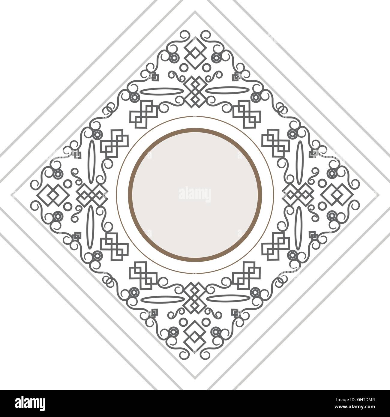 decorative vintage frame icon Stock Vector Image & Art - Alamy