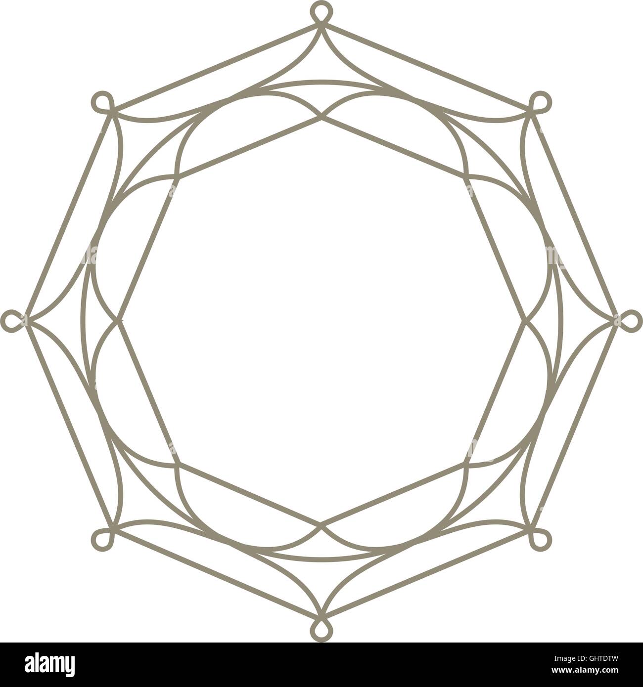 decorative vintage frame icon Stock Vector Image & Art - Alamy