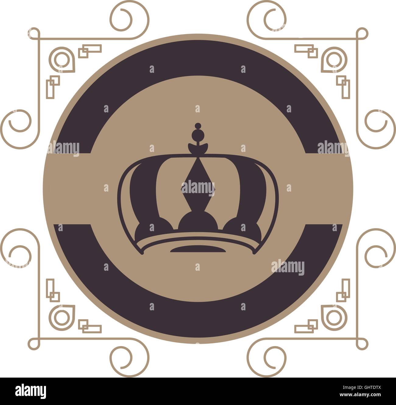 decorative vintage frame icon Stock Vector Image & Art - Alamy