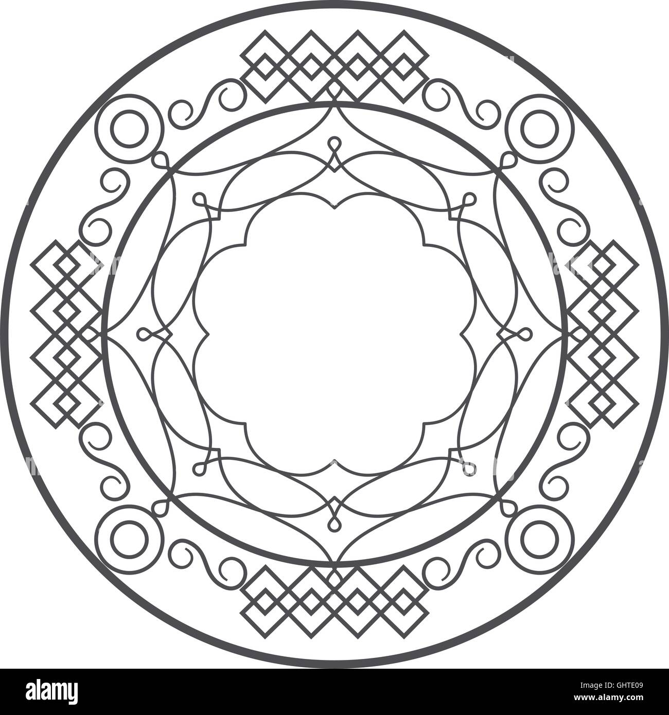 decorative vintage frame icon Stock Vector Image & Art - Alamy