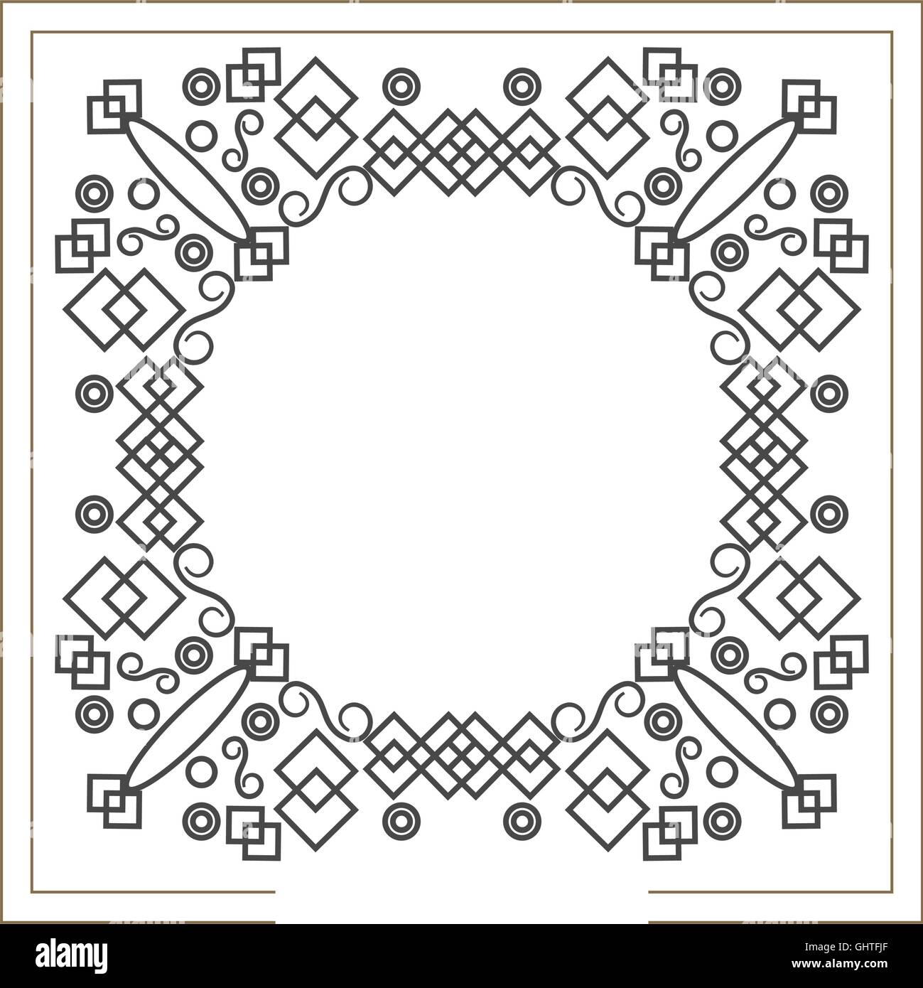 decorative vintage frame icon Stock Vector Image & Art - Alamy