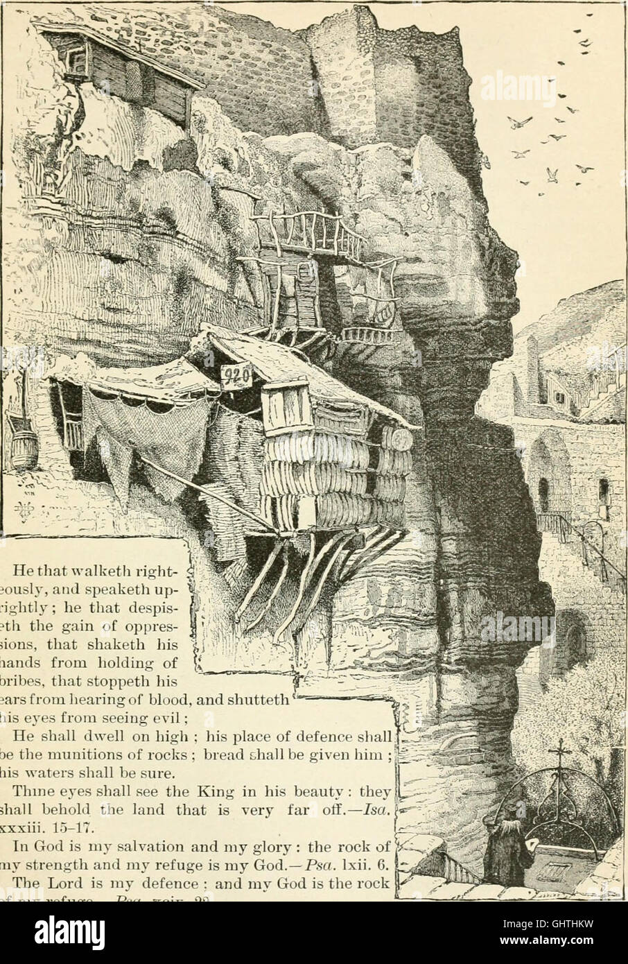 The Holy Land and the Bible; (1888) Stock Photo