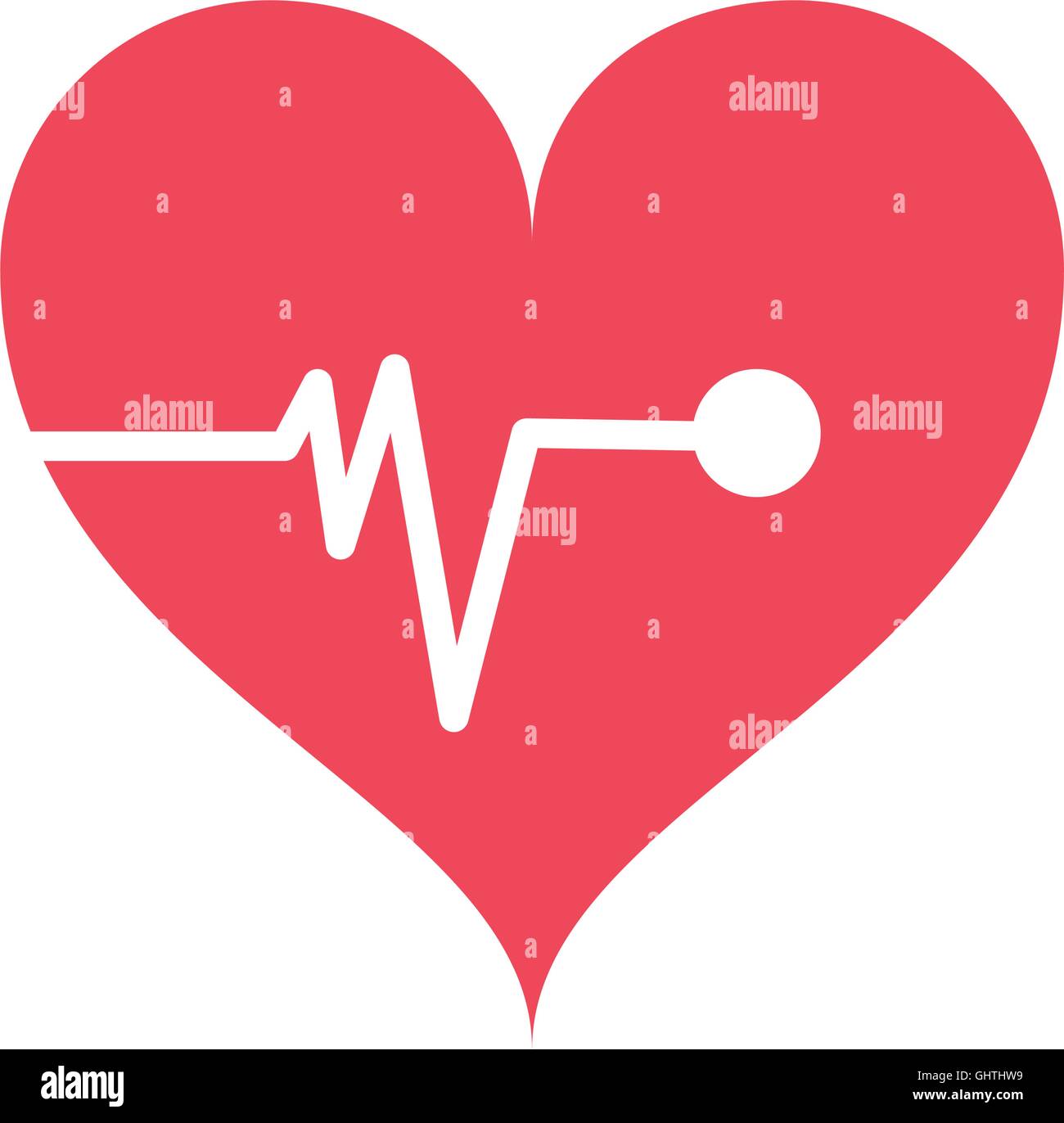 heart cardiogram icon Stock Vector Image & Art - Alamy
