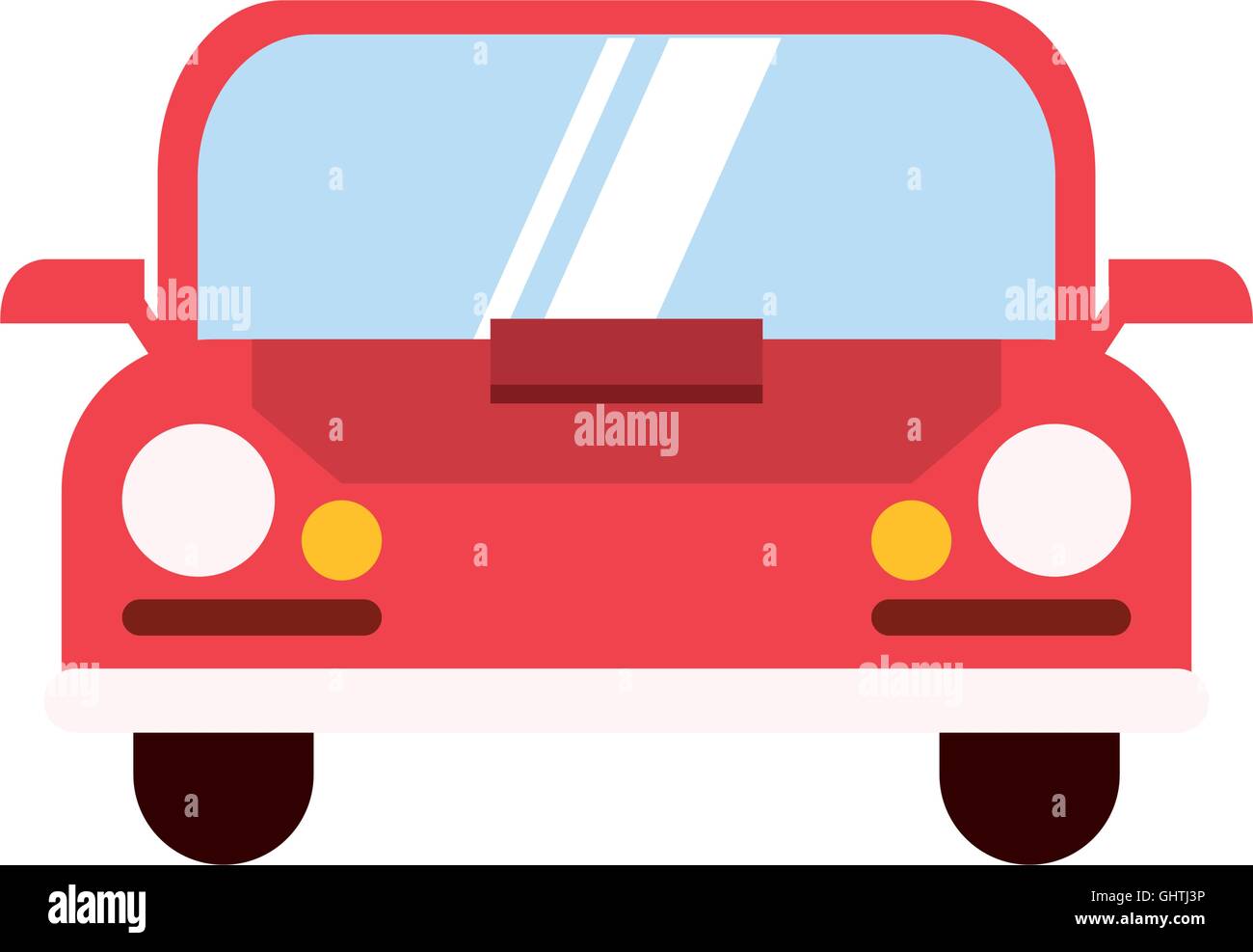 car frontview icon Stock Vector Image & Art - Alamy
