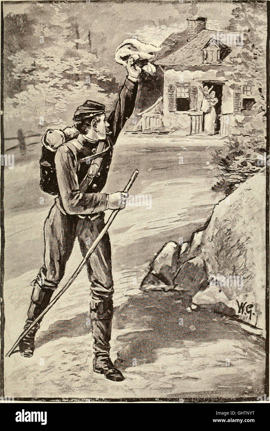 The volunteer soldier of America (1887 Stock Photo Alamy