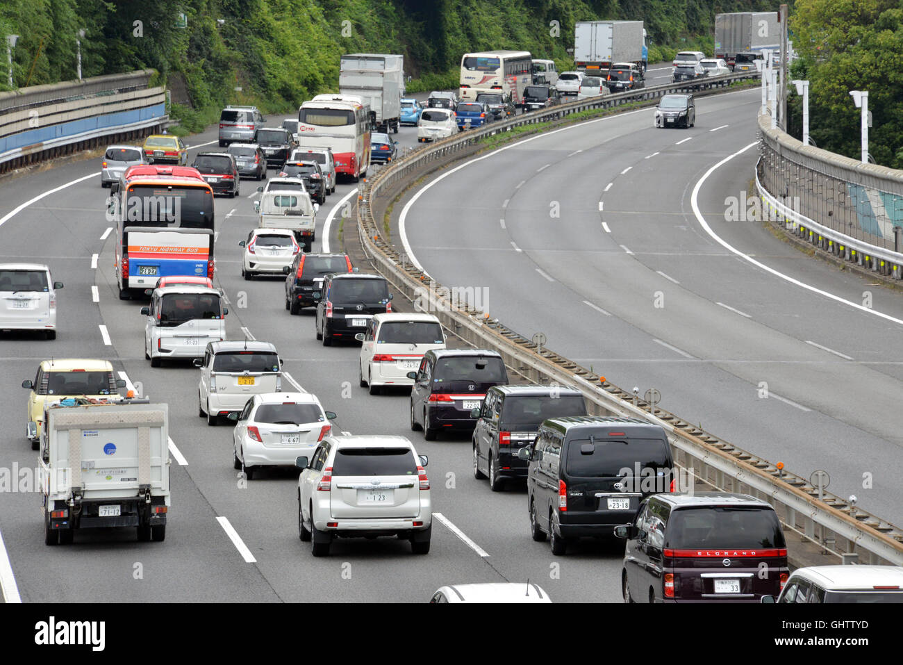 Tokyo Japan Traffic Jam Cars High Resolution Stock Photography and
