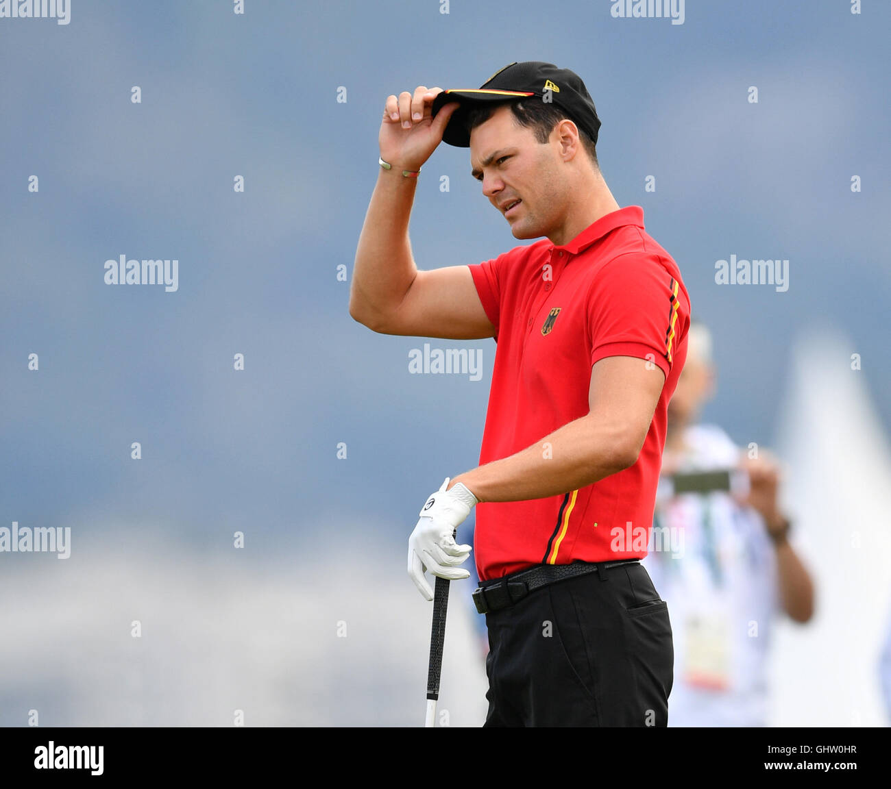 Rio de Janeiro, Brazil. 11th Aug, 2016. Martin Kaymer of Germany competes in the Men's Individual Stroke Play Round 1 of the Golf events during the Olympic Games at the Olympic Golf Course in Rio de Janeiro, Brazil, 11 August 2016. Photo: Lukas Schulze/dpa/Alamy Live News Stock Photo