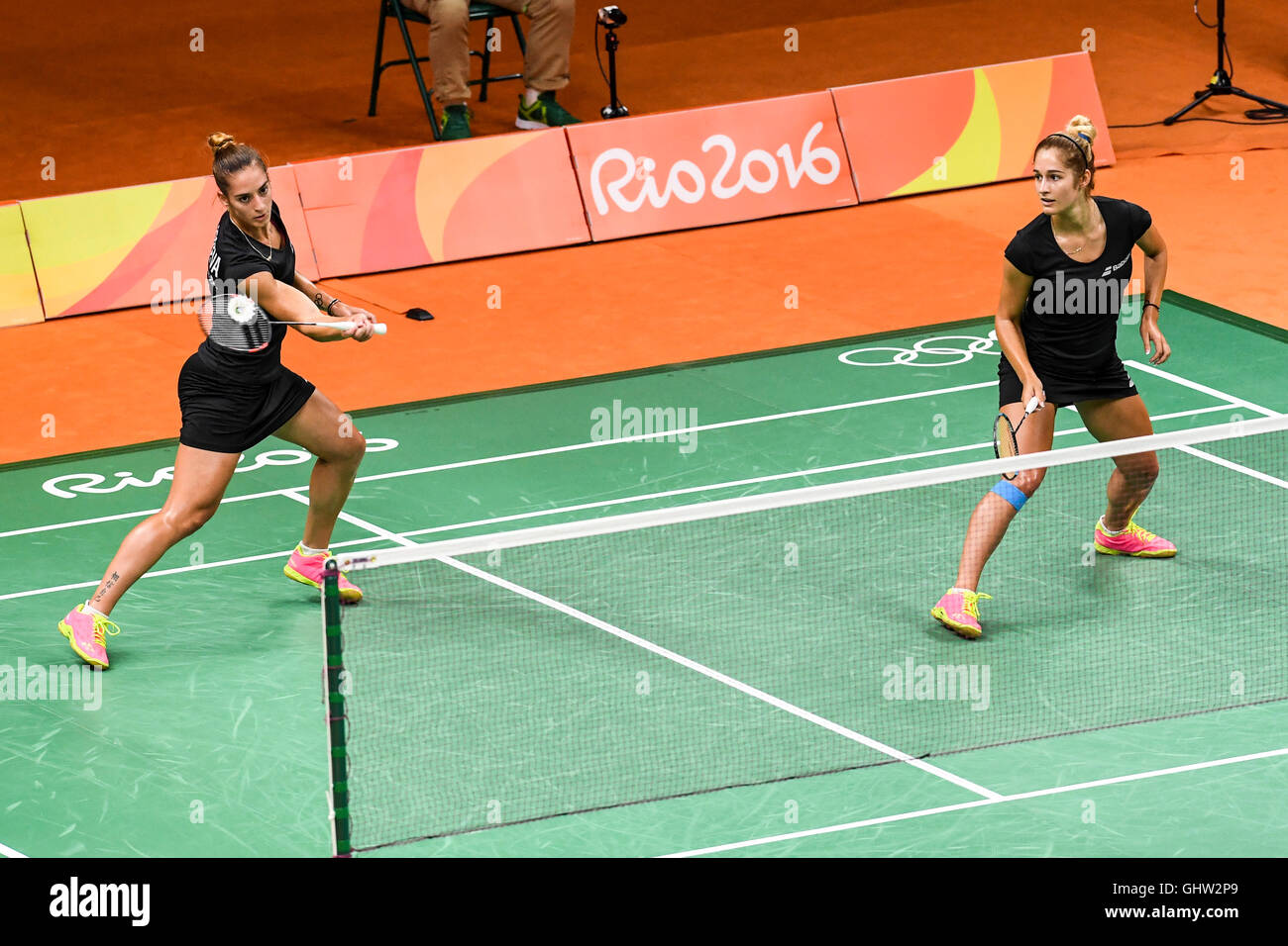 Rio de Janeiro, Brazil. 11th August, 2016. Badminton - Photo during the ...