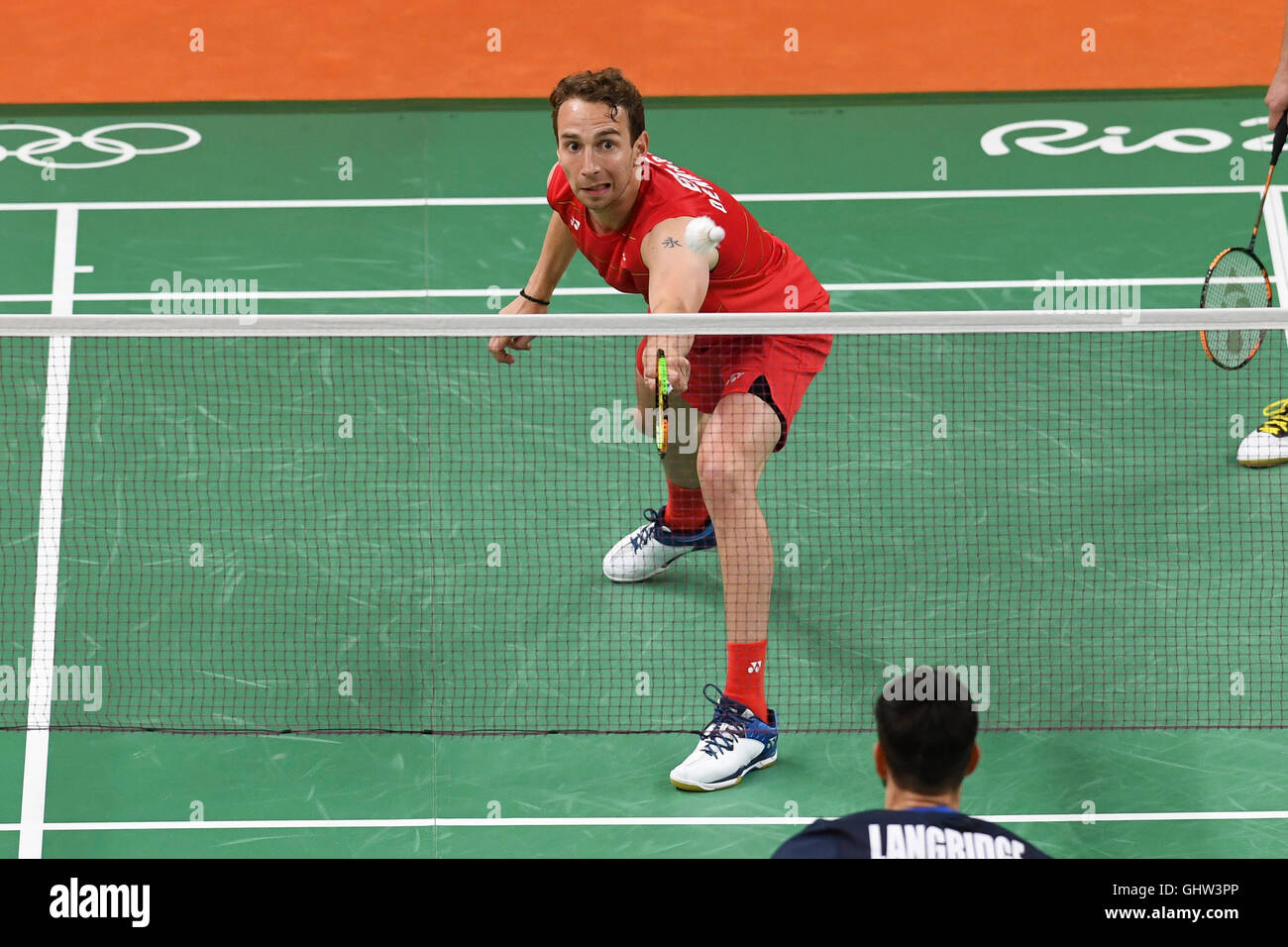 Rio de Janeiro Brazil. 11th August 2016. Badminton Mathias BOE
