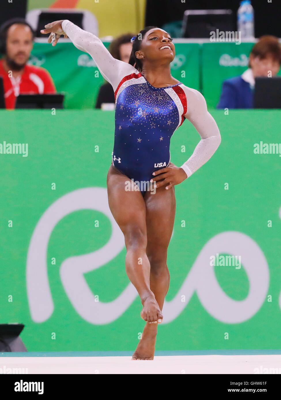 Rio De Janeiro Brazil 11th Aug 2016 Simone Biles USA Artistic 