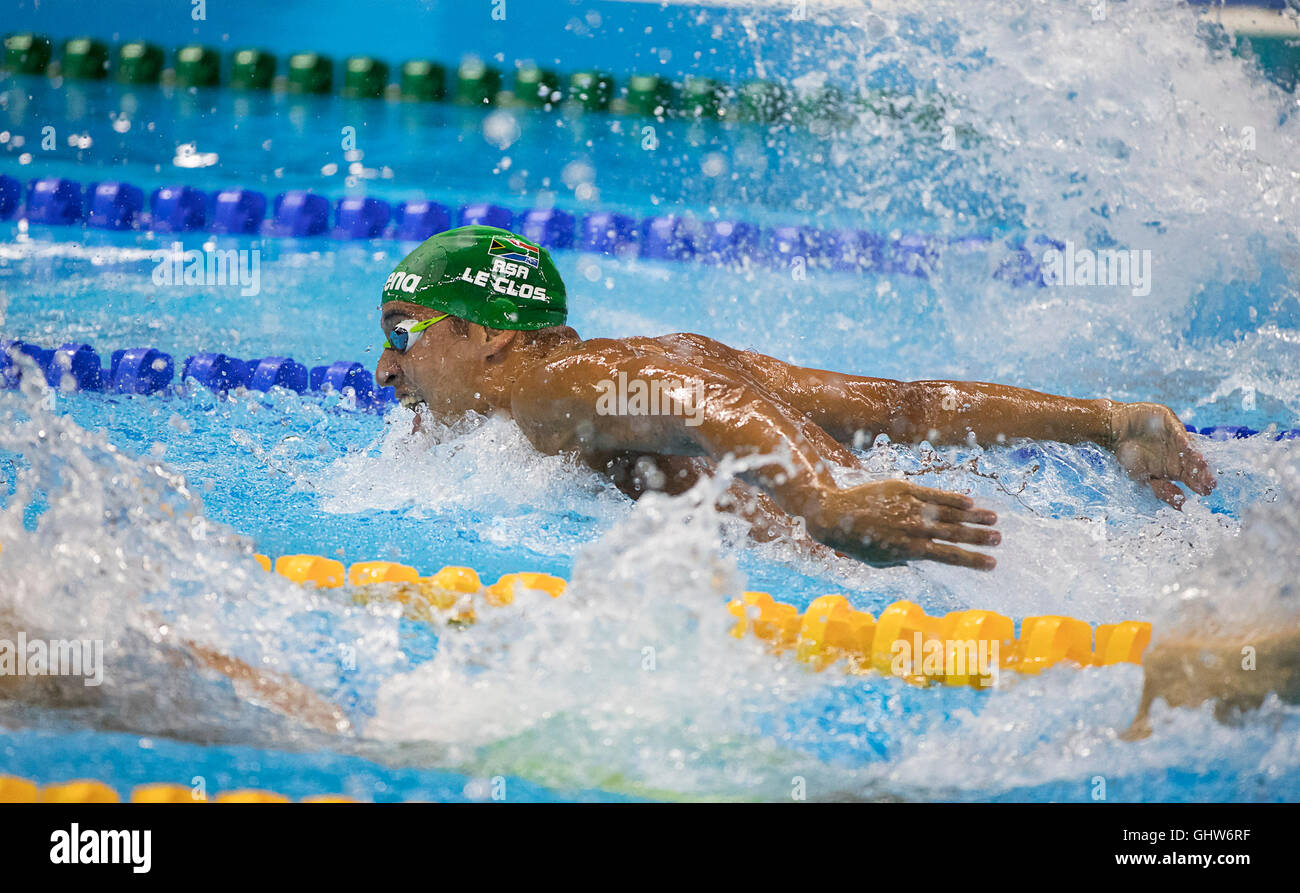Rio de Janeiro, RJ, Brazil. 11th Aug, 2016. OLYMPICS SWIMMING: Chad Guy ...