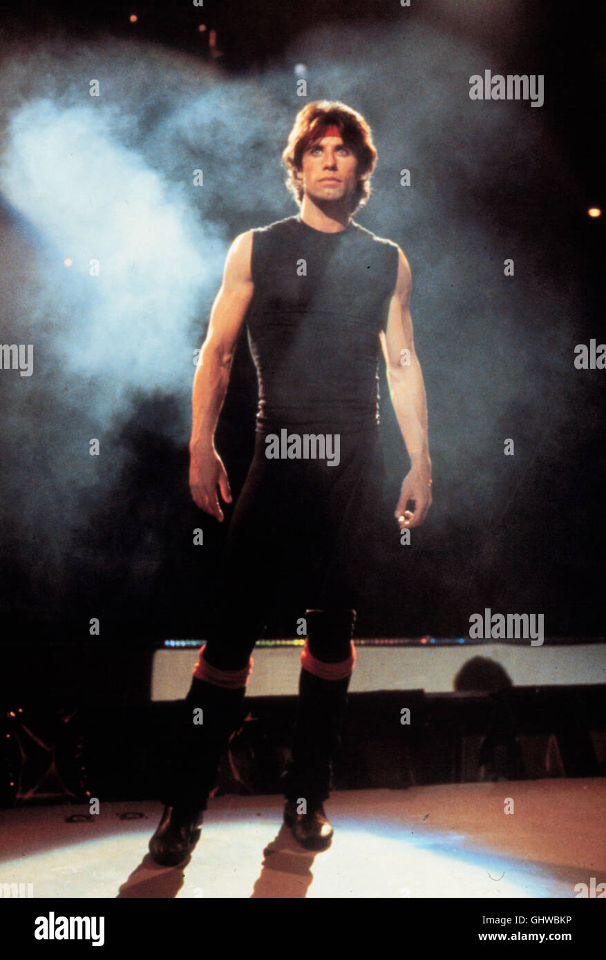 Staying Alive - Der Diskotänzer Tony (JOHN TRAVOLTA) wird nach Umwegen zum Star einer Broadwayrevue. Regie: Sylvester Stallone aka. Staying Alive Stock Photo