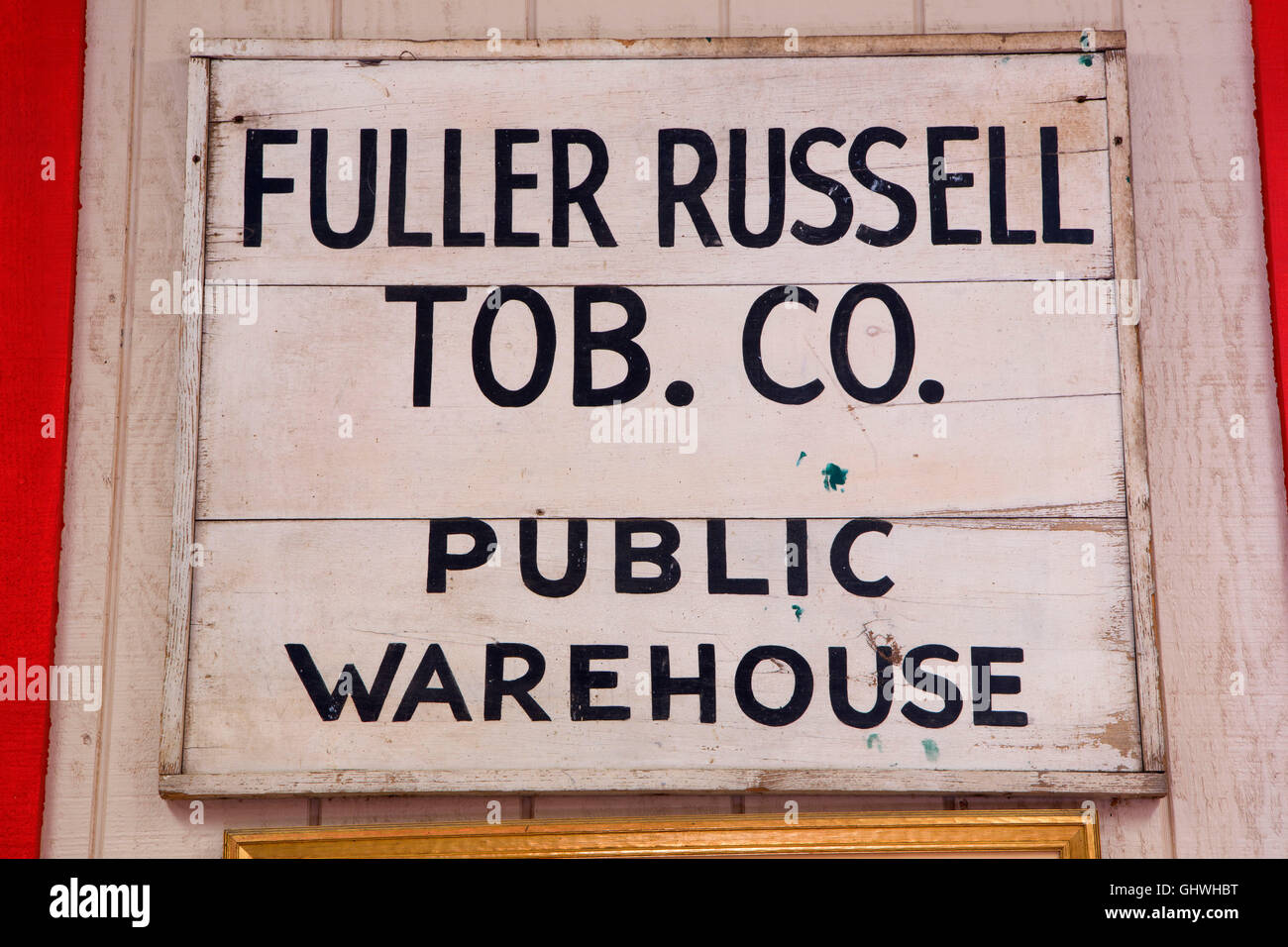 Tobacco sign, Connecticut Valley Tobacco Museum, Northwest Park