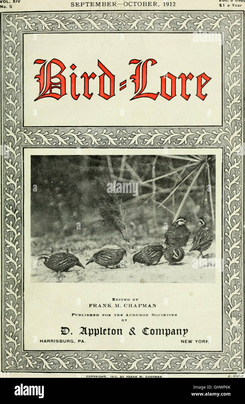 Bird-lore (1912) Stock Photo