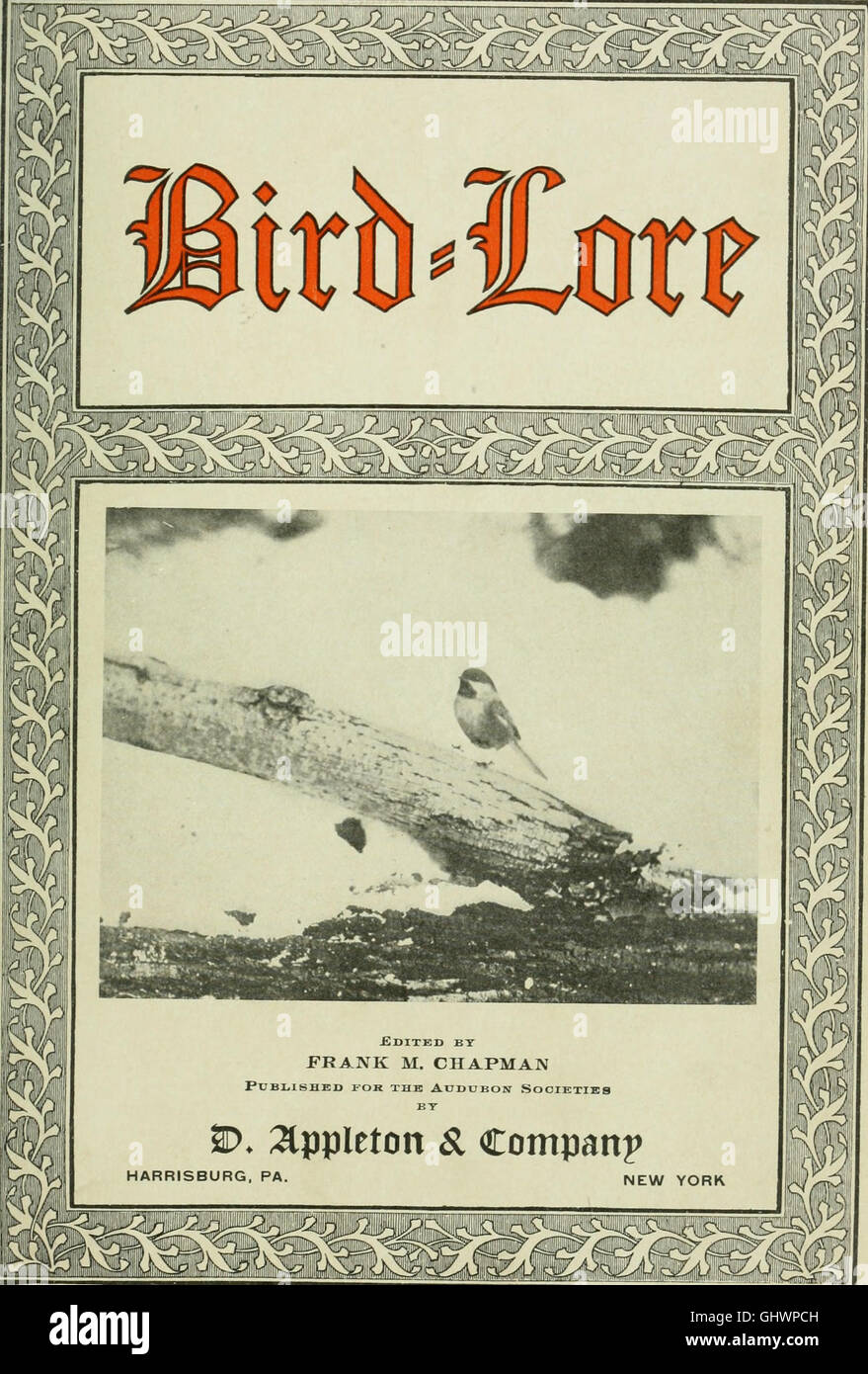 Bird-lore (1917) Stock Photo