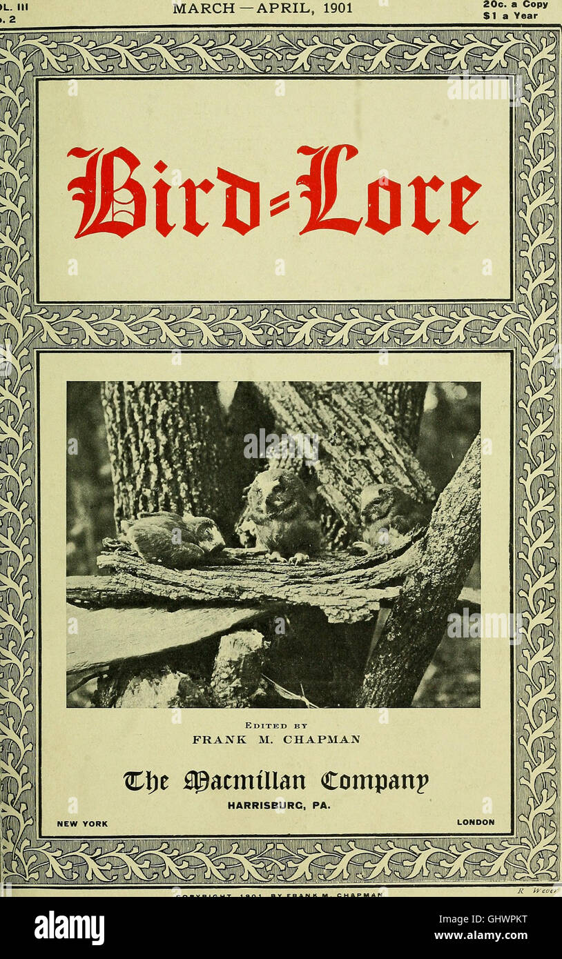 Bird lore (1901) Stock Photo