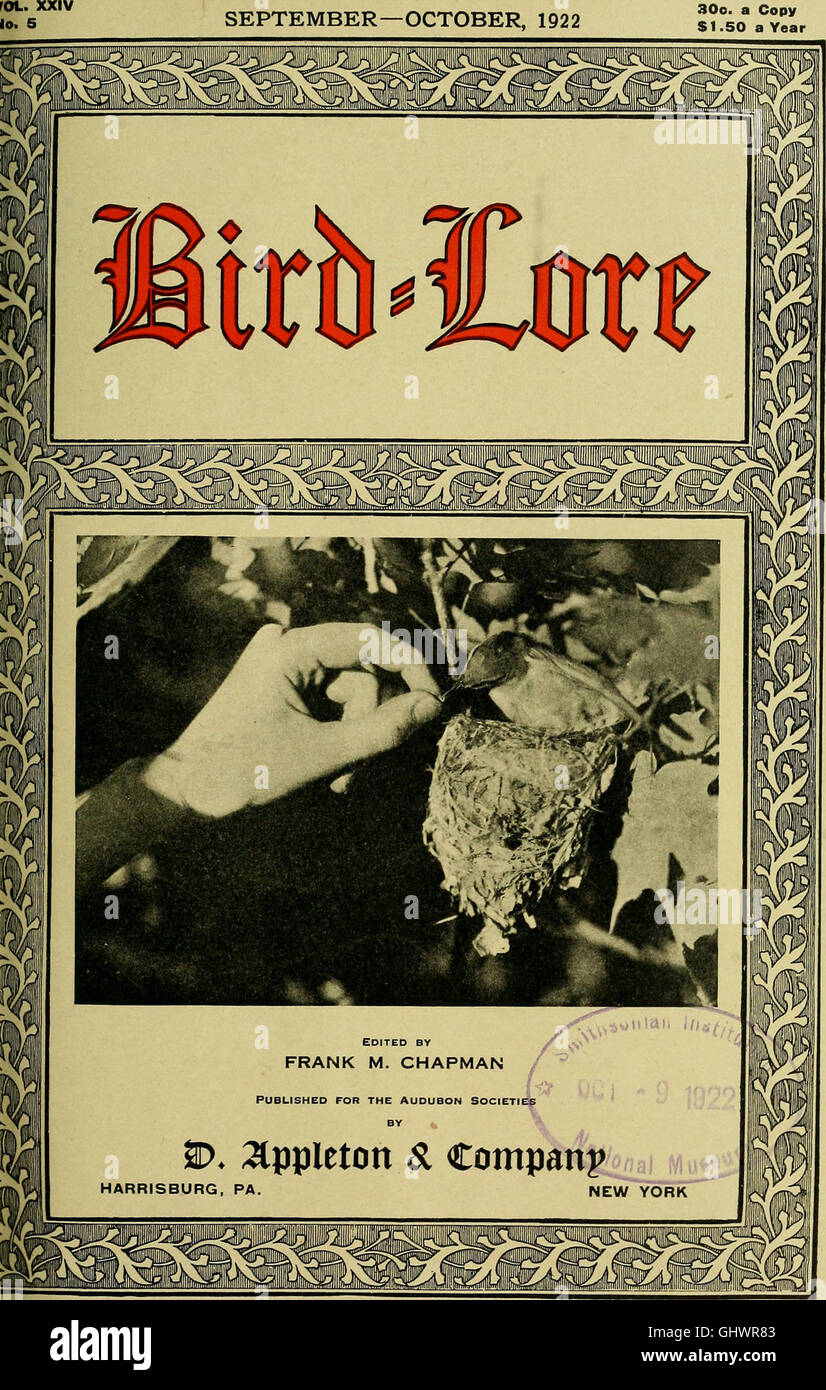 Bird lore (1922) Stock Photo