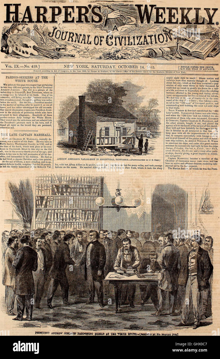 Harper's weekly (1865 Stock Photo Alamy