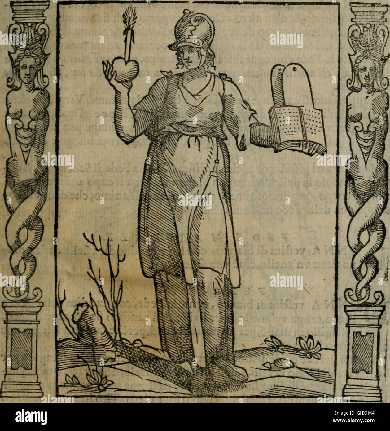Iconologia, ouero, Descrittione di diuerse imagini cauate dall'antichità, and di propria inuentione (1603) Stock Photo