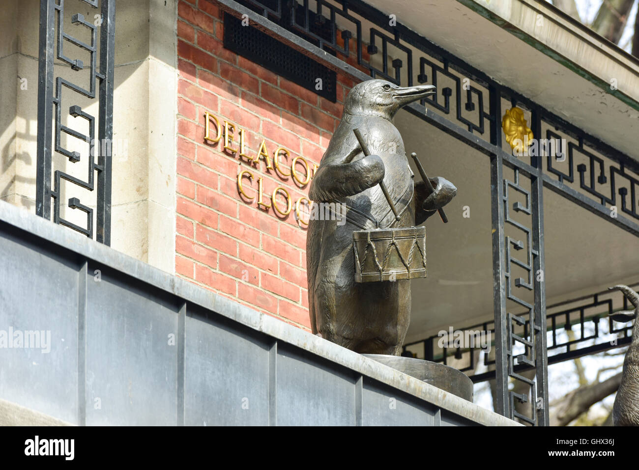 Delacorte Music Clock by the Central Park Zoo in Manhattan. It is a