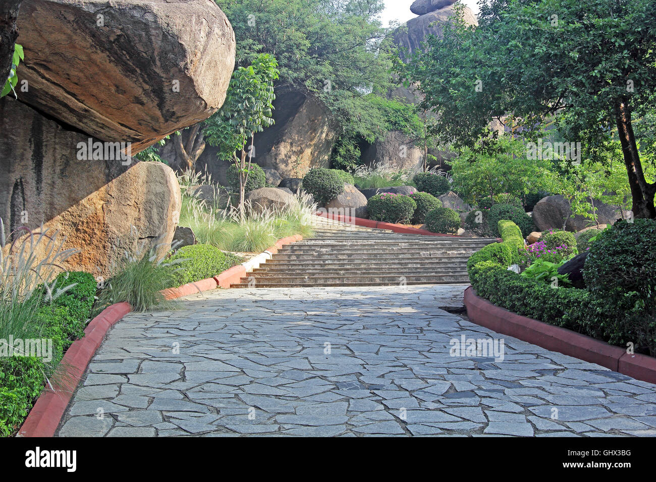 Steps paving hi-res stock photography and images - Alamy