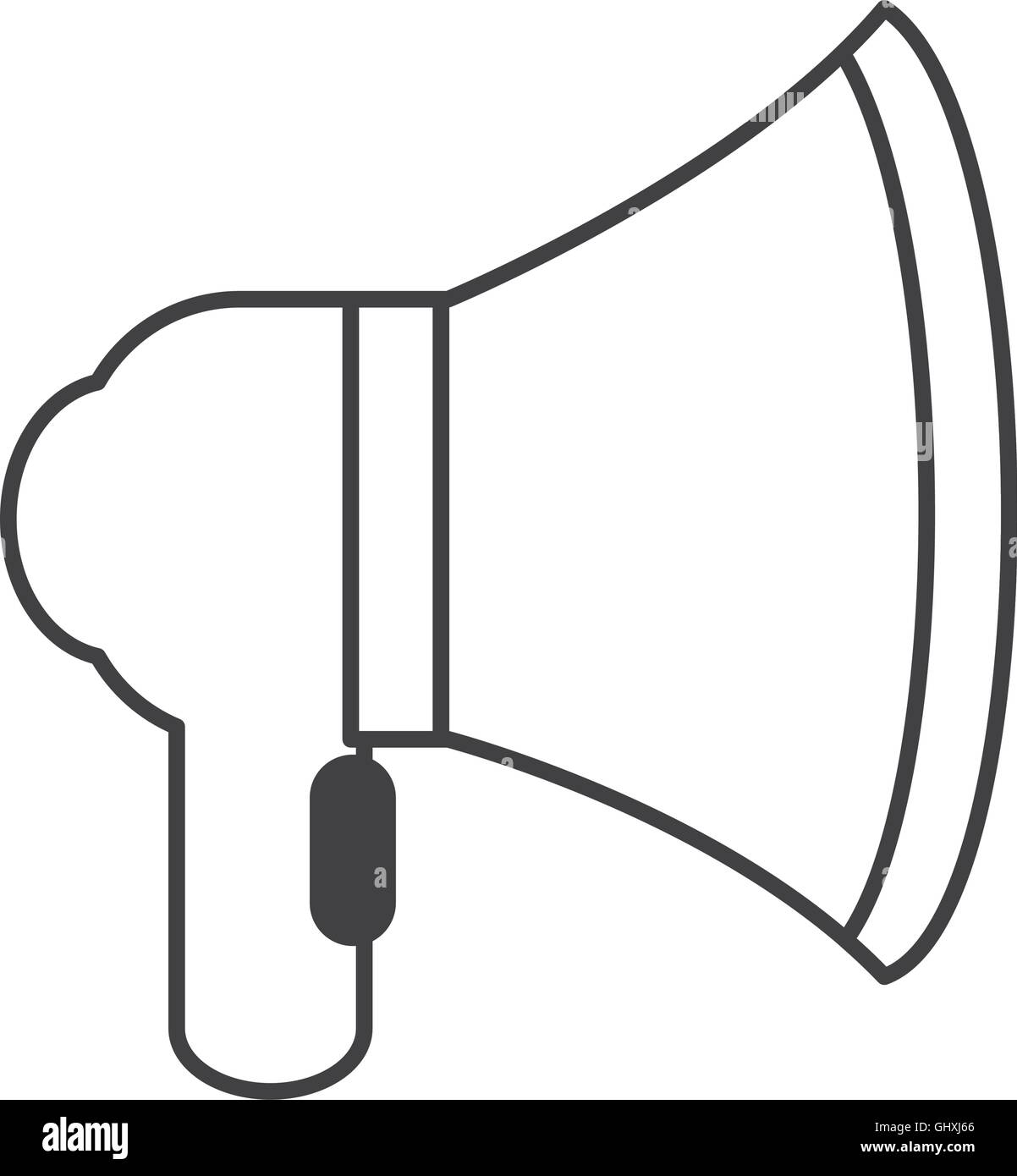 single megaphone icon Stock Vector Image & Art - Alamy