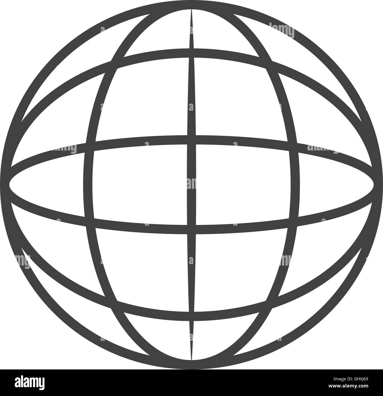 earth globe diagram icon Stock Vector Image & Art - Alamy