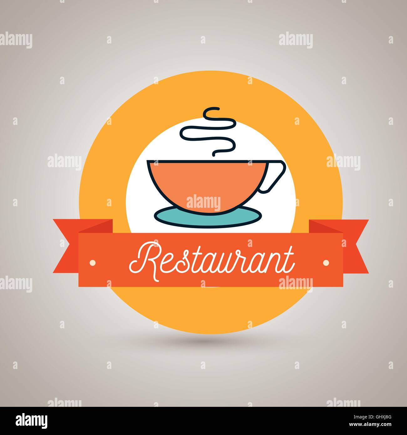 cup coffee restaurant icon Stock Vector Image & Art Alamy