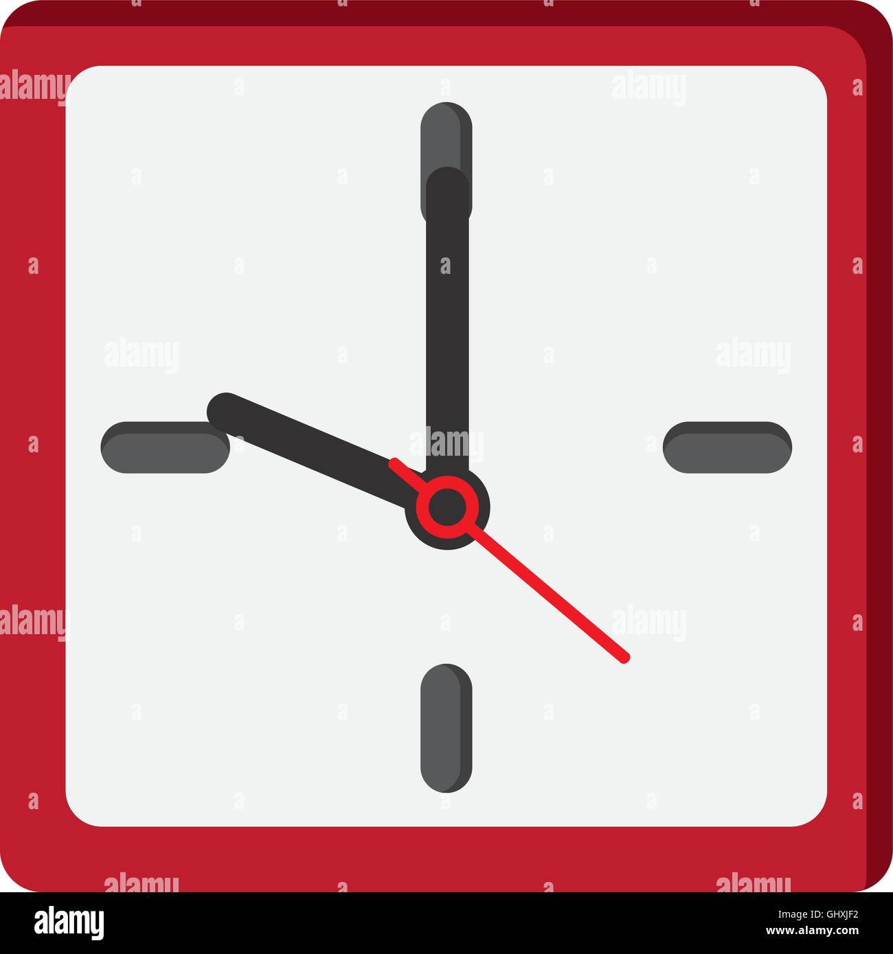 wall clock icon Stock Vector Image & Art - Alamy