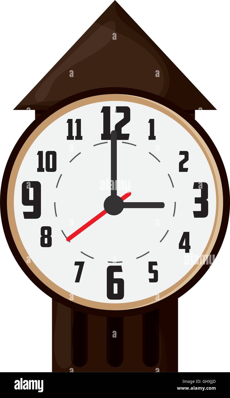 wall clock icon Stock Vector Image & Art - Alamy