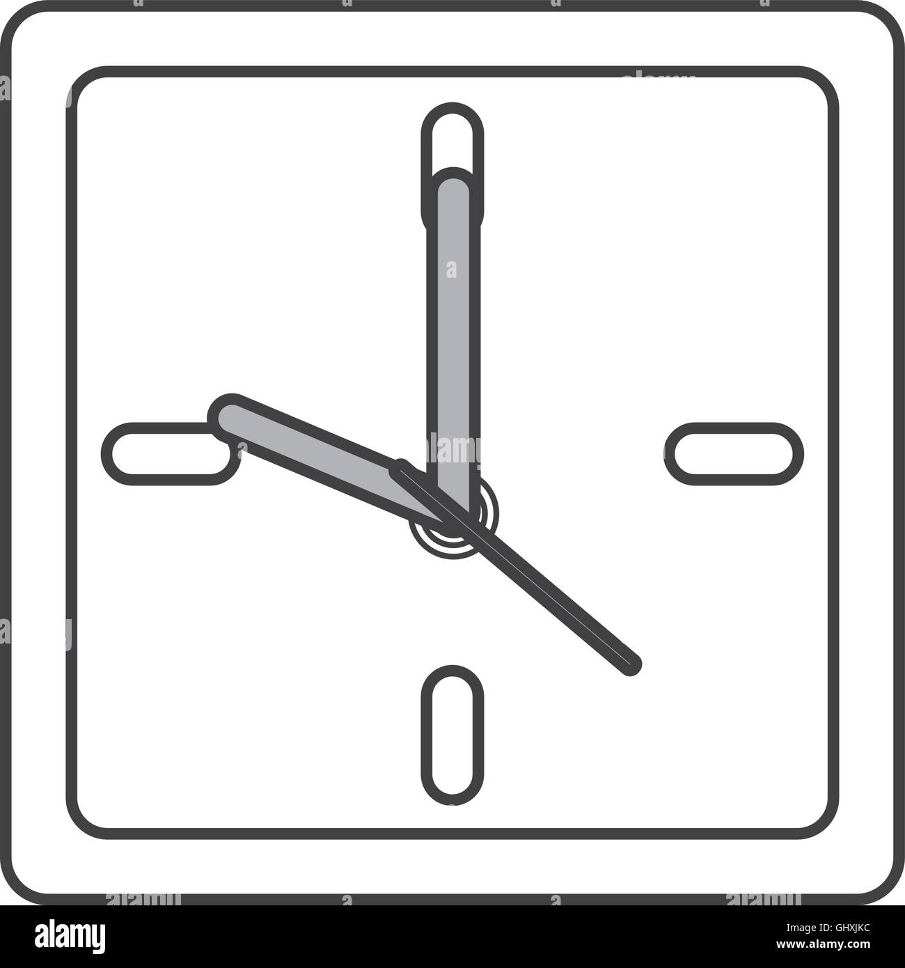 wall clock icon Stock Vector Image & Art - Alamy