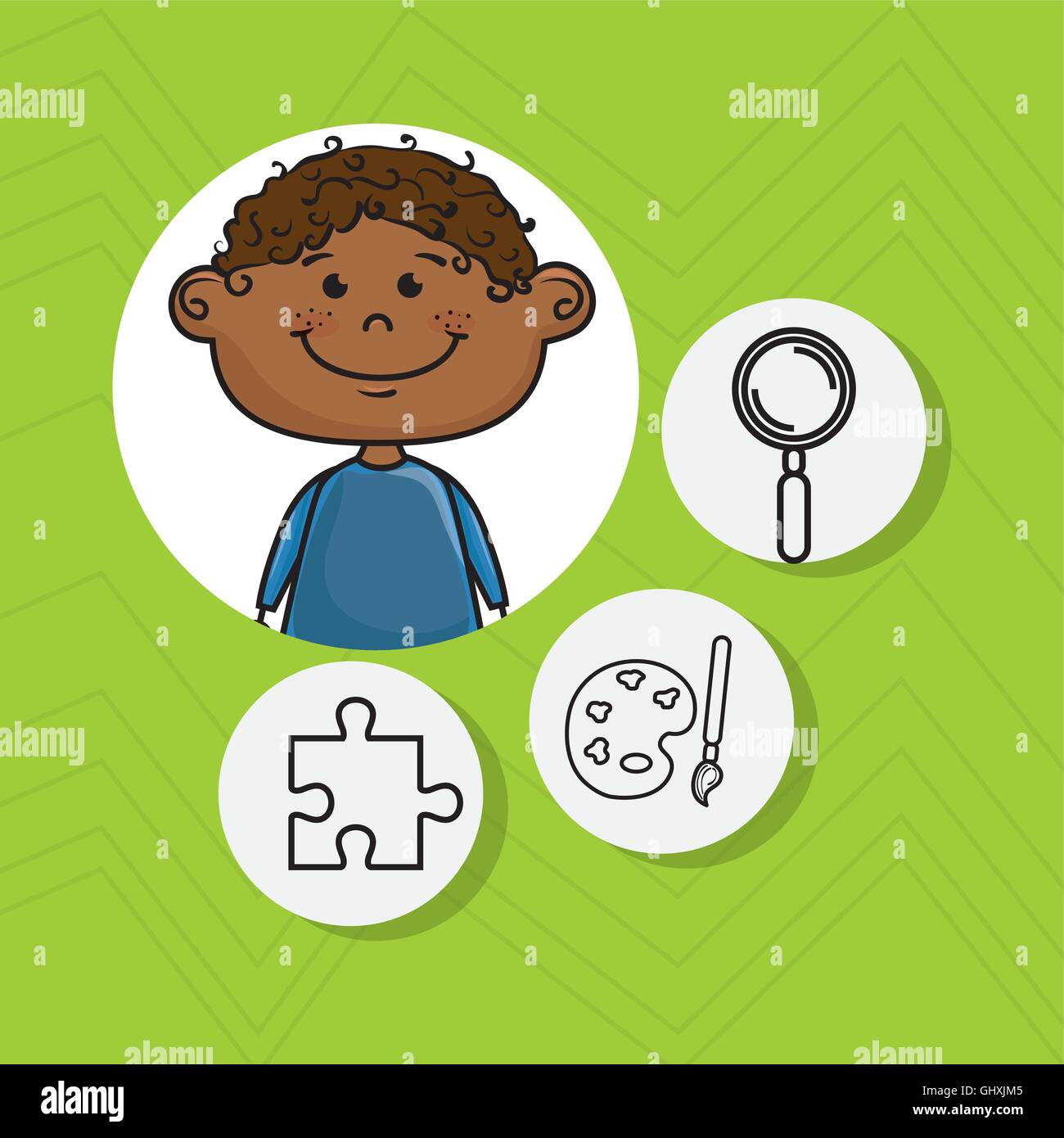 boy school creative idea Stock Vector Image & Art - Alamy