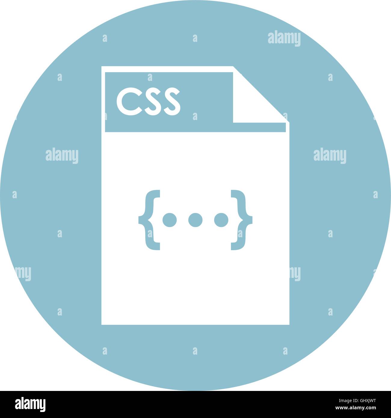 CSS file icon Stock Vector Image & Art - Alamy