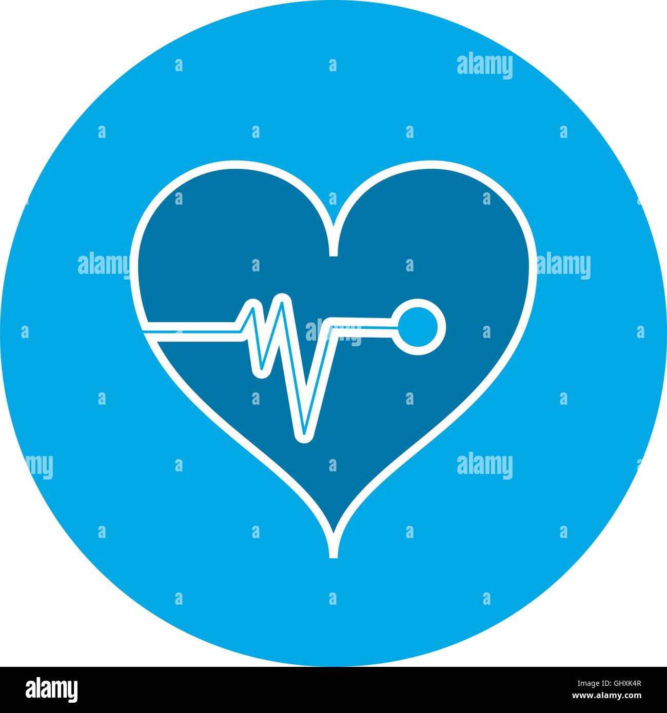 heart cardiogram icon Stock Vector Image & Art - Alamy