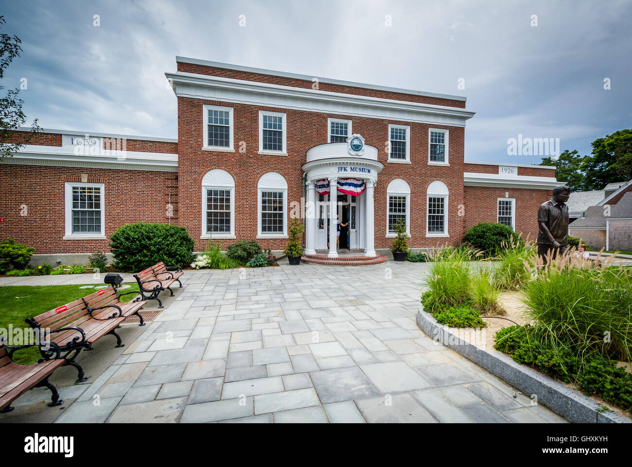 The John F Kennedy Museum, in Hyannis, Cape Cod, Massachusetts Stock ...