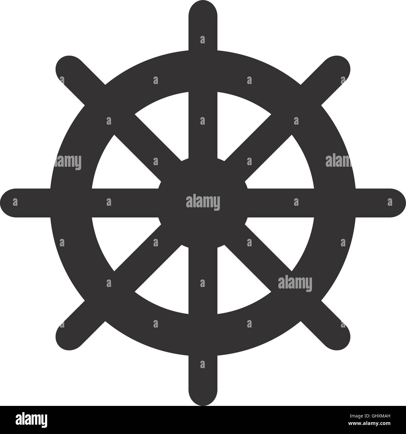 boat rudder icon Stock Vector Image & Art - Alamy