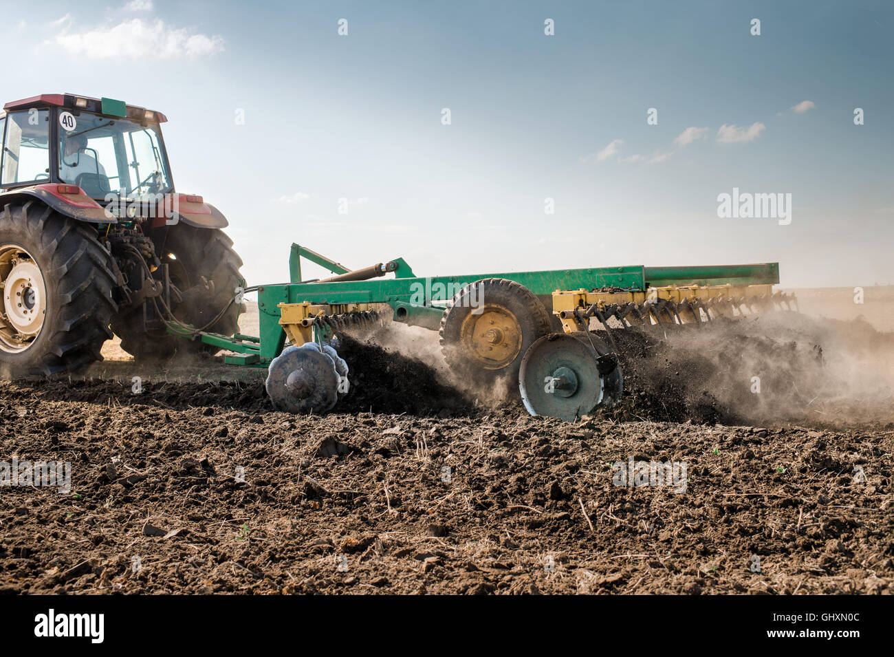 Plowed land with tractor hi-res stock photography and images - Alamy